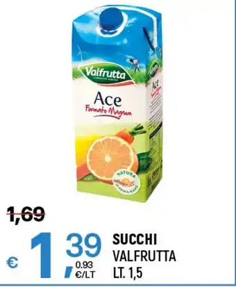 A&O SUCCHI VALFRUTTA LT. 1,5 offerta