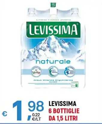 A&O LEVISSIMA 6 BOTTIGLIE DA 1,5 LITRI offerta