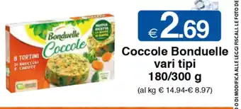 Sì con te Coccole Bonduelle vari tipi 180/300 g offerta