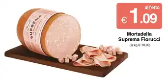 Sì con te Mortadella Suprema Fiorucci offerta