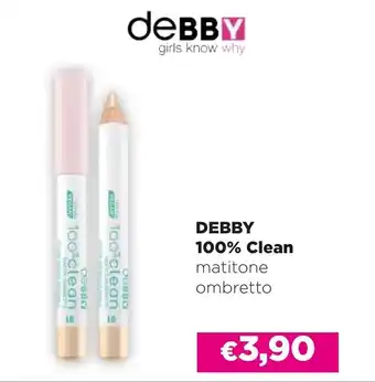 La Saponeria DEBBY 100% Clean matitone ombretto offerta