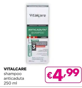 La Saponeria VITALCARE shampoo anticaduta 250 ml offerta