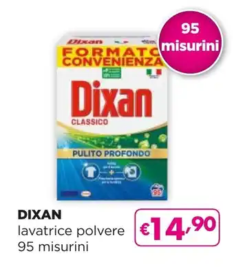 La Saponeria Dixan lavatrice polvere 95 misurini offerta