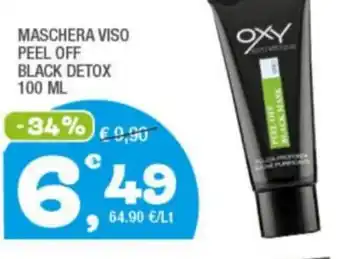 Splendidi e Splendenti MASCHERA VISO PEEL OFF BLACK DETOX 100 ML offerta