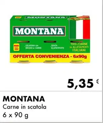 MONTANA Carne in scatola 6 x 90 g