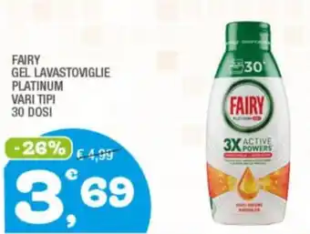 Splendidi e Splendenti FAIRY GEL LAVASTOVIGLIE PLATINUM VARI TIPI 30 DOSI offerta