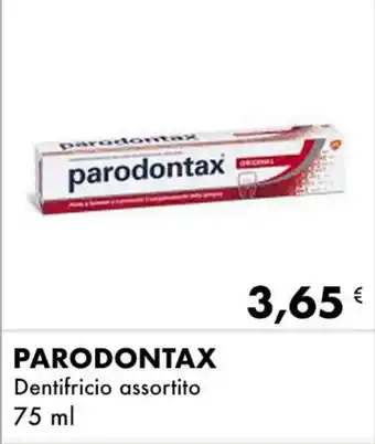 Iper Tosano PARODONTAX Dentifricio assortito 75 ml offerta