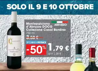 Carrefour Collezione Casal Bordino Montepulciano d'Abruzzo DOCG 750ml offerta