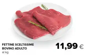 Tigre FETTINE SCELTISSIME BOVINO ADULTO al kg offerta