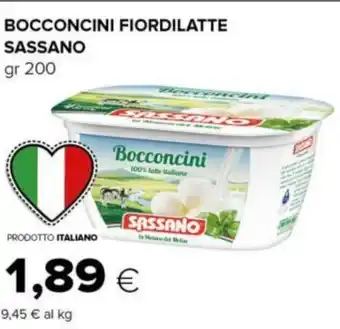 Tigre BOCCONCINI FIORDILATTE SASSANO gr 200 offerta