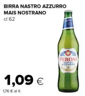 Tigre BIRRA NASTRO AZZURRO MAIS NOSTRANO cl 62 offerta