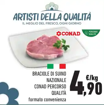Conad BRACIOLE DI SUINO NAZIONALE CONAD PERCORSO QUALITÀ offerta