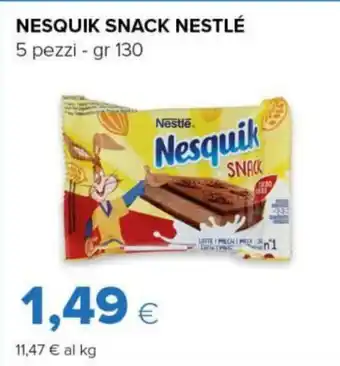 Tigre NESQUIK SNACK NESTLÉ 5 pezzi - gr 130 offerta