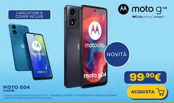 Euronics MOTO G04 4/64GB offerta