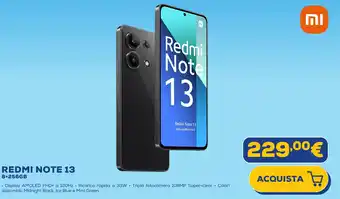 Euronics REDMI NOTE 13 offerta