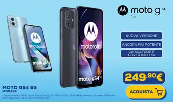Euronics MOTO G54 5G 12/256GB offerta