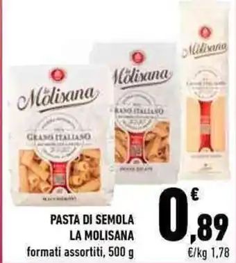 Conad City PASTA DI SEMOLA LA MOLISANA formati assortiti, 500 g offerta