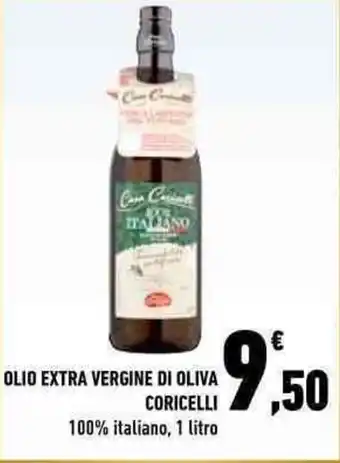 OLIO EXTRA VERGINE DI OLIVA CORICELLI 100% italiano, 1 litro