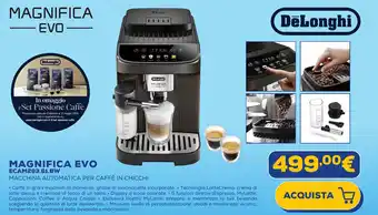 Euronics DeLonghi MAGNIFICA EVO ECAM293.61.BW offerta