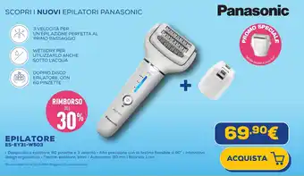 Euronics Panasonic EPILATORE ES-EY31-W503 offerta