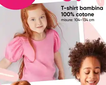 Pepco T-shirt bambina 100% cotone offerta