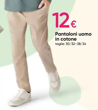 Pepco Pantaloni uomo in cotone offerta