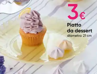 Piatto da dessert 21 cm