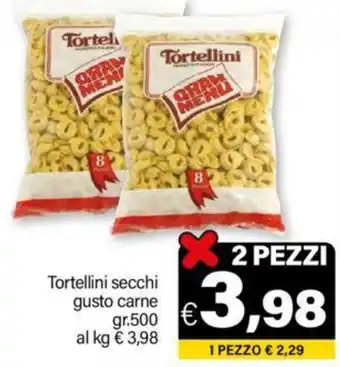 Ard Discount Tortellini secchi gusto carne gr 500 offerta