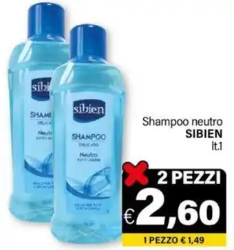 Ard Discount Shampoo neutro SIBIEN It.1 offerta