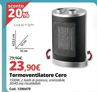 Brico Io Termoventilatore Cero offerta
