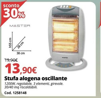 Brico Io Stufa Alogena Oscillante offerta