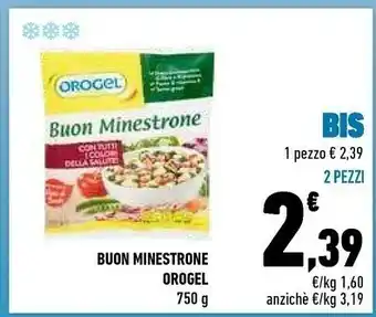 Conad Orogel Buon Minestrone I Vegetali offerta