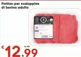 Despar Fettine Per Scaloppine Di Bovino Adulto offerta