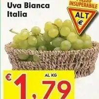 Despar Uva Bianca Italia offerta