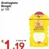 Despar Gran biraghi Grattugiato Fresco 100 G(ml) offerta