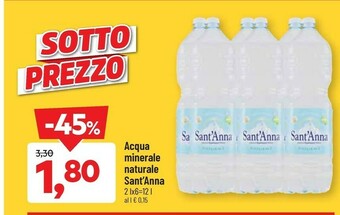 DPiù Sant'anna Acqua Sant'Anna offerta