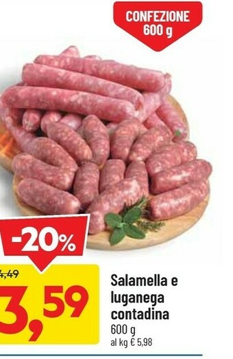 DPiù Salsicce offerta