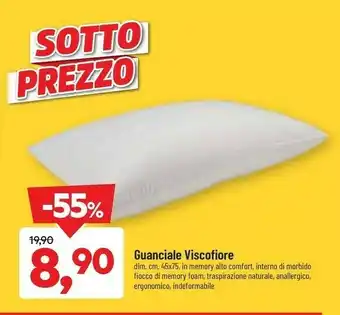 DPiù Viscofiore Guanciale 45x75 Cm offerta