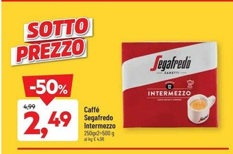DPiù Segafredo Zanetti - Intermezzo 500 G(ml) offerta