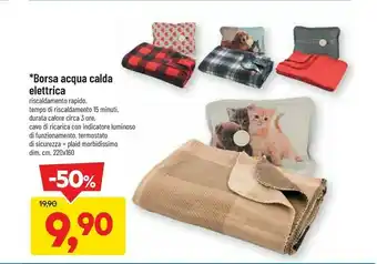 DPiù Borsa Acqua Calda Elettrica offerta