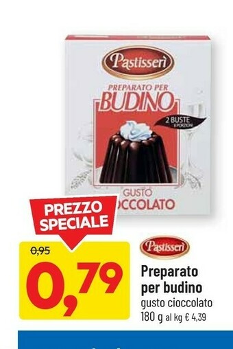 DPiù Pastisserì Preparato Per Budino 180 G offerta