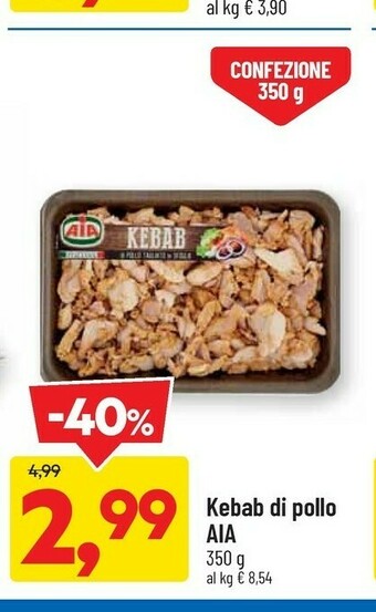 DPiù Aia Kebab offerta
