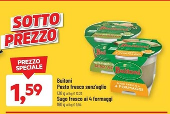 DPiù Buitoni Pesto offerta