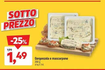 DPiù Gorgonzola E Mascarpone offerta