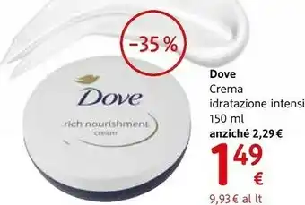 dm drogerie markt Dove Crema corpo offerta