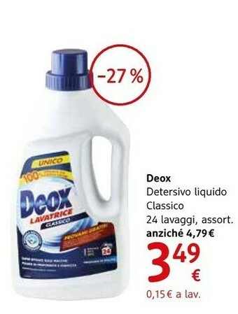 Detersivo lavatrice