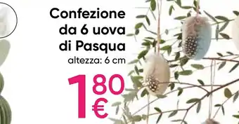 Confezione da 6 uova di Pasqua