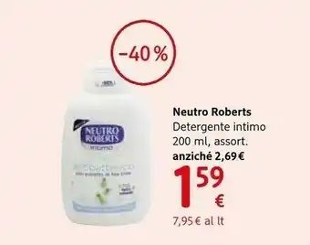 dm drogerie markt Neutro Roberts Detergente intimo offerta