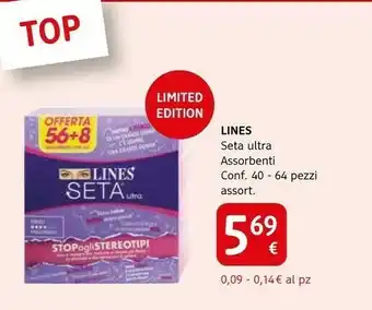 dm drogerie markt Lines Assorbenti lines offerta