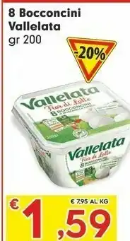 Eurospar Vallelata 8 Bocconcini offerta
